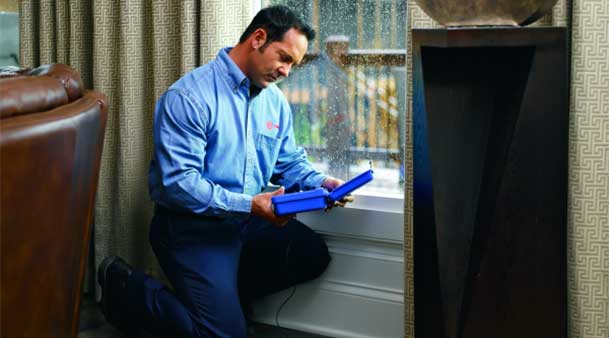 trane dealer checking air vents