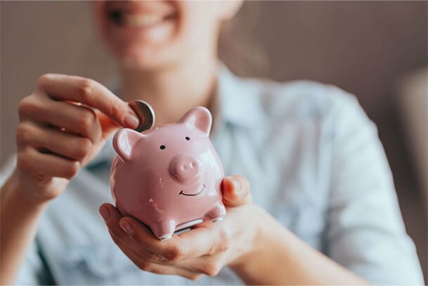 Piggy Bank Lady